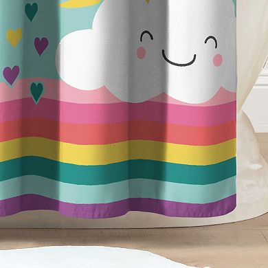 Dream Factory Rainbow Flare Shower Curtain