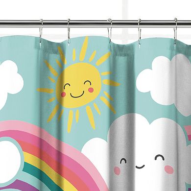 Dream Factory Rainbow Flare Shower Curtain
