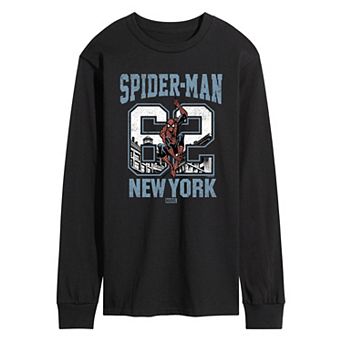 Men's Marvel Spider-Man Est. 62 Vintage Long Sleeve Graphic Tee