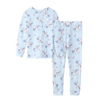 Toddler Cuddl Duds® Snug Fit Long Sleeve Pajama Top & Pajama Bottoms Unicorn Set
