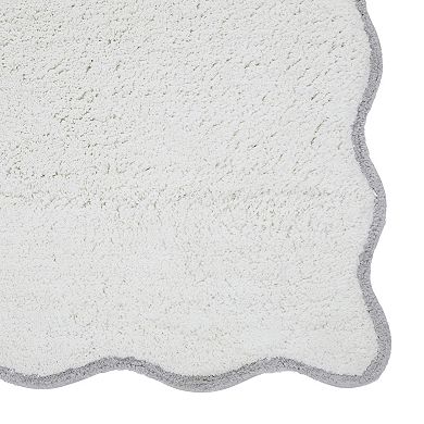 VCNY Home Scallop Cotton Bath Runner