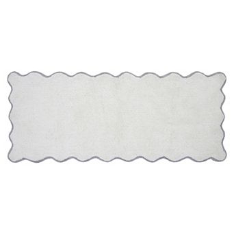 VCNY Home Scallop Cotton Bath Runner