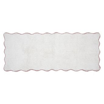 VCNY Home Scallop Cotton Bath Runner