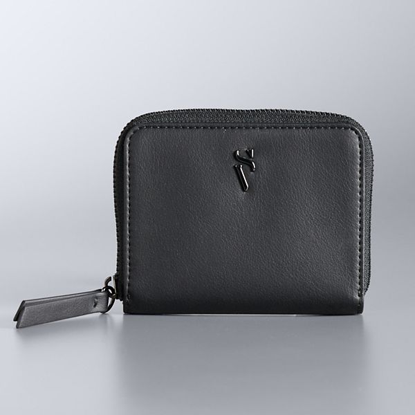 Simply Vera Vera Wang Functional Zip Wallet - Black
