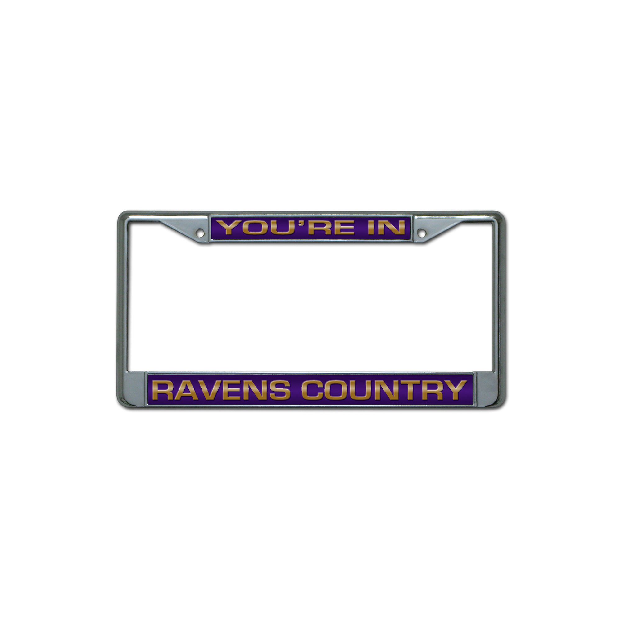 Baltimore Ravens License Plate Frame, Do Not Use