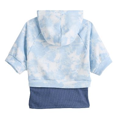 Girls 7-16 SO® Short Sleeve Twofer Hoodie