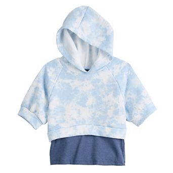 Girls 6-20 SO® Short Sleeve Twofer Hoodie in Regular & Plus Sizes