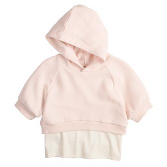 Girls 7-16 SO® Short Sleeve Twofer Hoodie