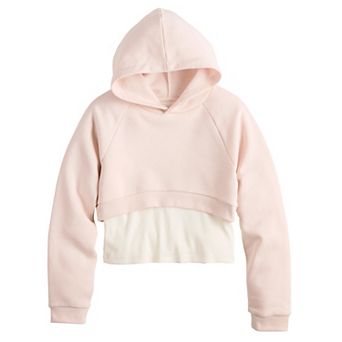 Girls 6-20 SO® Long Sleeve Twofer Hoodie in Regular & Plus Size