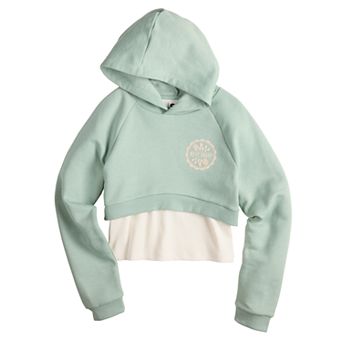 Girls 6-20 SO® Long Sleeve Twofer Hoodie in Regular & Plus Size