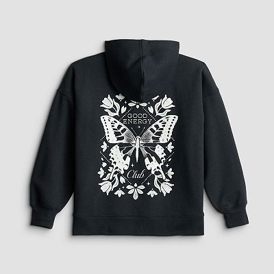 Girls 6-20 SO® Oversized Front Zip Hoodie in Regular & Plus Size
