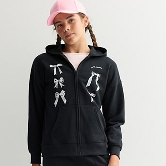 Girls 6-20 SO® Oversized Front Zip Hoodie in Regular & Plus Size