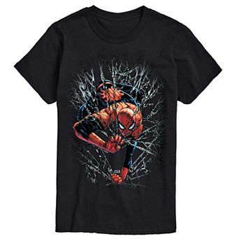 Men's Marvel Spider-Man Web Graphic Tee