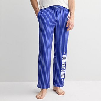 Men's Big League Chew Logo Striped Pajama Pants