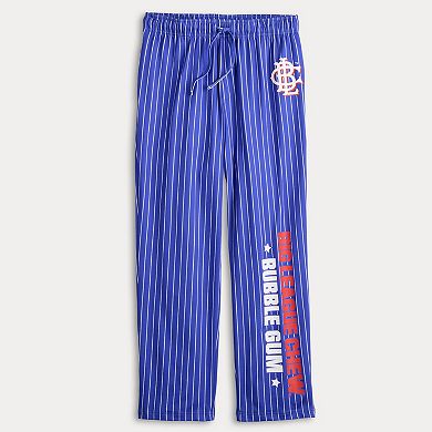 Men's Big League Chew Logo Striped Pajama Pants