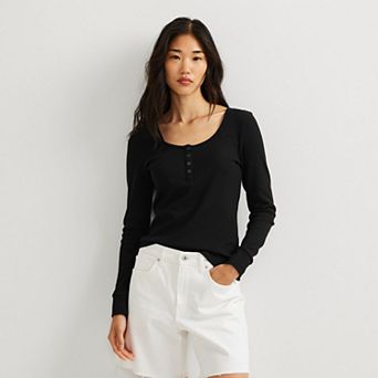 Women's Eddie Bauer Thermal Long Sleeve Henley