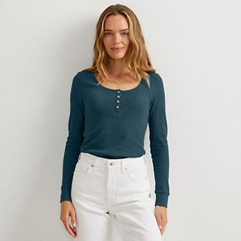 Women's Eddie Bauer Thermal Long Sleeve Henley