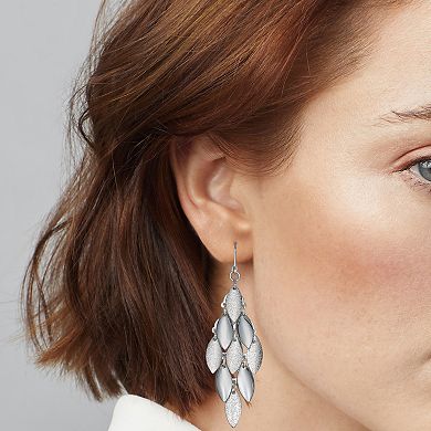 Simply Vera Vera Wang Silver Tone Shaky Drop Earrings