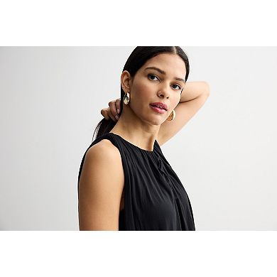 Women's INTEMPO™ Sleeveless Shirred Crop Top