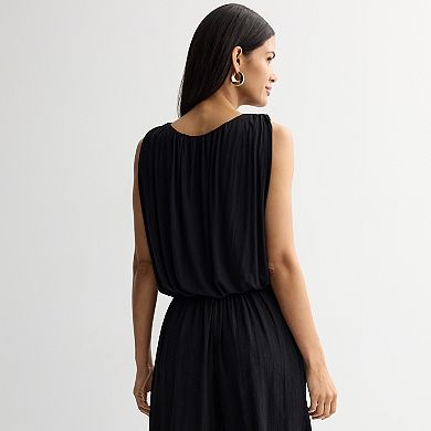 Women's INTEMPO™ Sleeveless Shirred Crop Top
