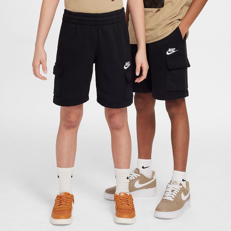 Boys 8-20 Nike Sportswear Club French Terry Cargo Shorts, Boy's, 