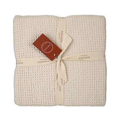 Discover Europe Adelaide Waffle Throw Blanket