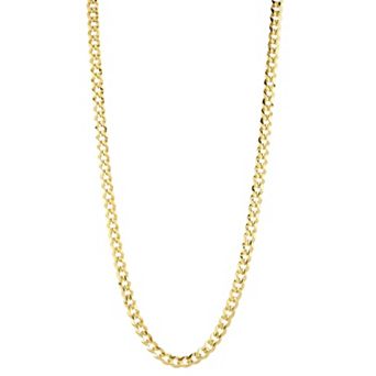 Men's Menster Sterling Silver 5 mm Curb Necklace