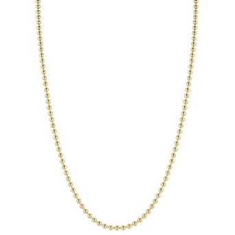 Men's Menster Sterling Silver Ball Necklace