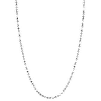 Men's Menster Sterling Silver Ball Necklace