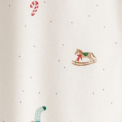 Baby Carter's Holiday Print Sleep & Play Pajamas