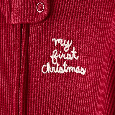 Baby Carter's My First Christmas Sleep & Play Pajamas