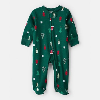 Baby Carter's Christmas Tree Long-Sleeve Sleep Play Pajamas