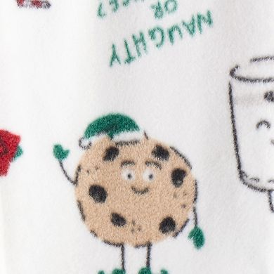 Baby Carter's Santa Milk & Cookies Loose Fit Fleece Long-Sleeve Sleep & Play Pajamas