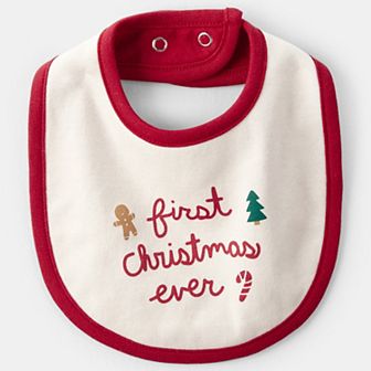 Baby Carter's "First Christmas Ever" Holiday Bib