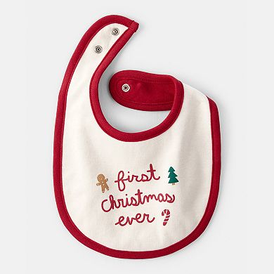 Baby Carter's "First Christmas Ever" Holiday Bib