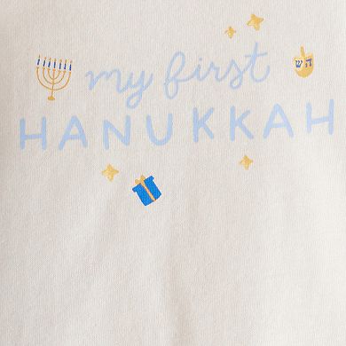 Baby Carter's 2-pc. My First Hanukkah Long-Sleeve Bodysuit & Pant Set