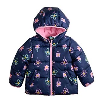 Baby & Toddler Girl Jumping Beans® Heavyweight Bubble Jacket