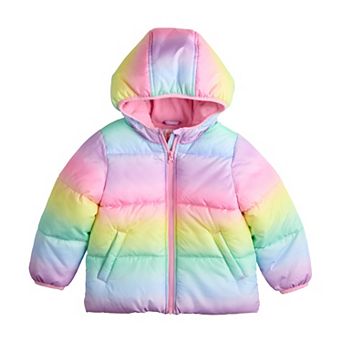 Baby & Toddler Girl Jumping Beans® Heavyweight Bubble Jacket