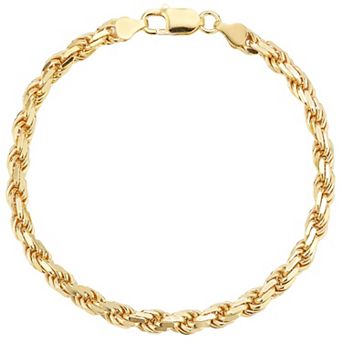 Men's Menster Sterling Silver 5 mm Rope Bracelet