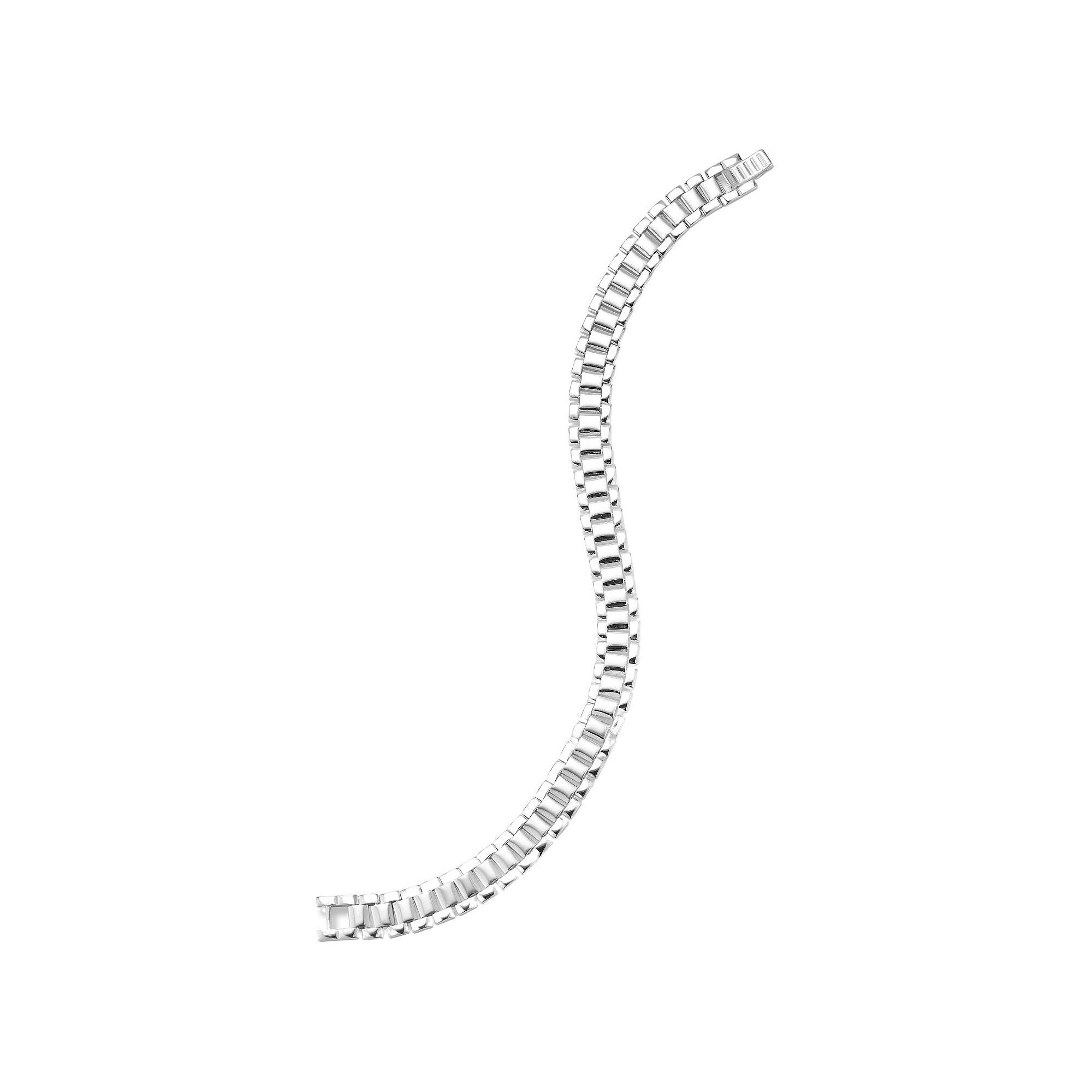 Mens Menster Sterling Silver 9 mm Bold Link Bracelet, Size: 9