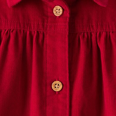 Baby Girl Carter's Long-Sleeve Corduroy Dress