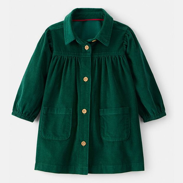 Baby Girl Carter's Long Sleeve Corduroy Dress