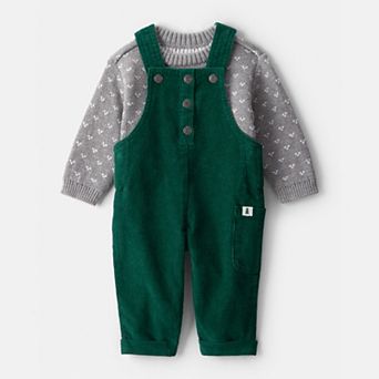 Baby Boy Carter's 2 pc Sweater & Overall Set