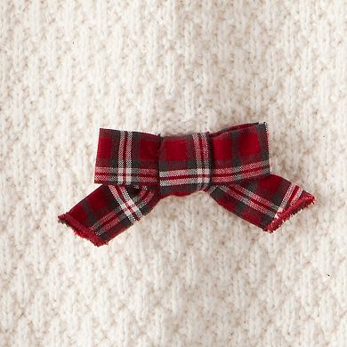Baby Girl Carter's Bow Long Sleeve Jumpsuit