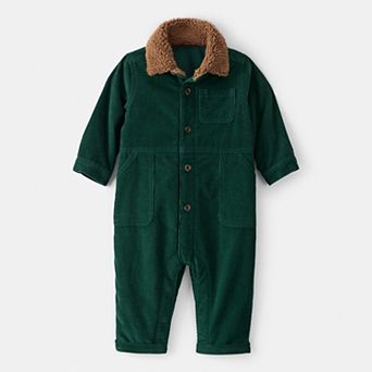 Baby Boy Carter's Corduroy Long Sleeve Jumpsuit