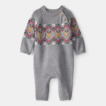 Baby Boy Carter's Fair Isle Long Sleeve Jumpsuit