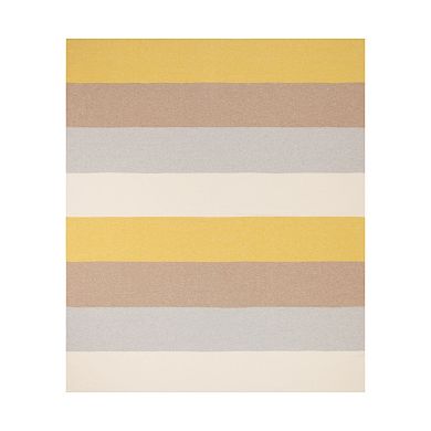 Discover Europe - Made in Italy La Limonaia Tessuti Striped Throw Blanket