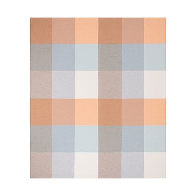 Discover Europe - Made in Italy La Limonaia Tessuti Block Check Throw Blanket