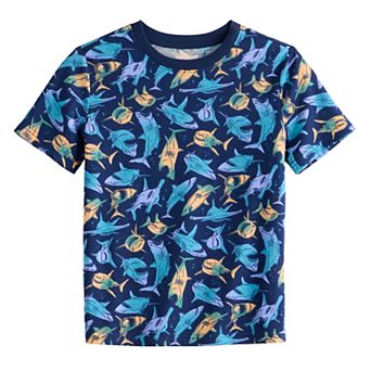 Boys 4-12 Jumping Beans® Shark Pattern Graphic Tee
