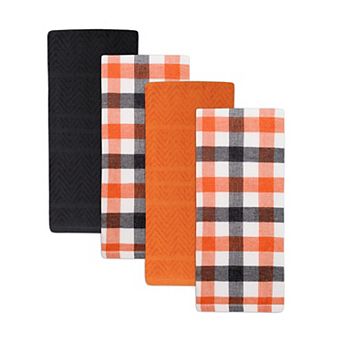 Celebrate Together™ Halloween Plaid 4 Pack Towels